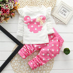 New spring & autumn girls clothes sets