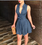Women Sleeveless Denim