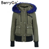 BerryGo Hood women coat