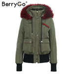 BerryGo Hood women coat