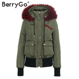 BerryGo Hood women coat