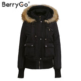 BerryGo Hood women coat