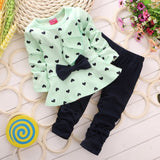 New spring & autumn girls clothes sets
