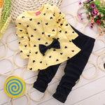 New spring & autumn girls clothes sets